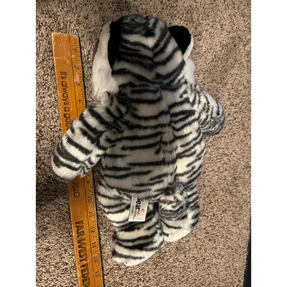 Vintage The Bear Factory 2001 White Tiger Plush 15” Stuffed Animal No Sound Box - Picture 7 of 8